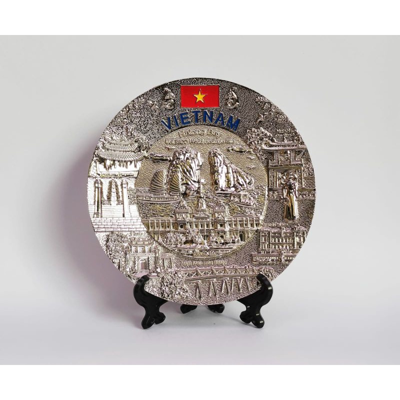 Souvenir Display Plate By Vietnamese Country Shopee Malaysia