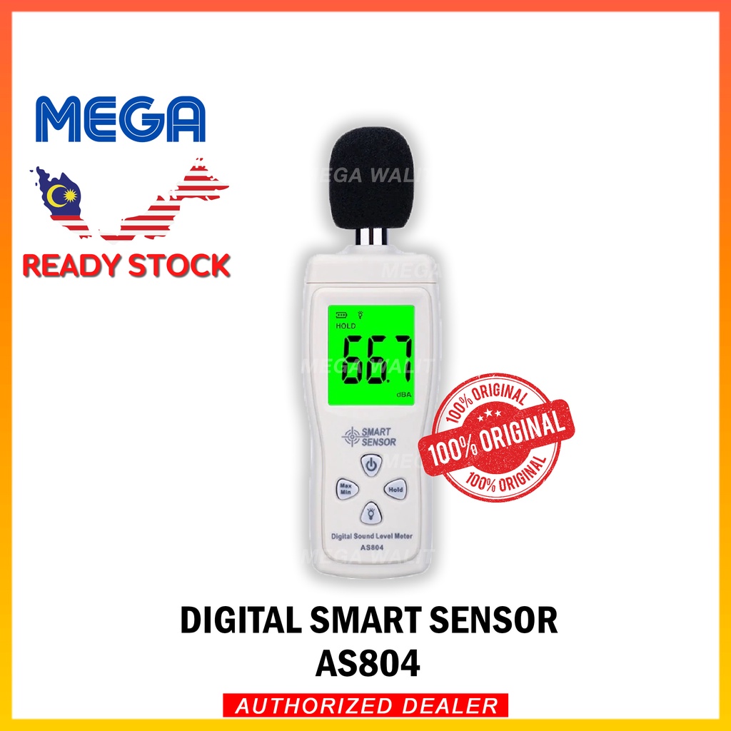 Smart Sensor AS804 Digital Sound Level Meter 30-130dB | Shopee Malaysia
