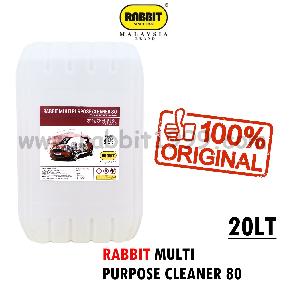 RABBIT MULTI PURPOSE CLEANER 80 - 20Lt - Multi-Purpose / Cushion ...