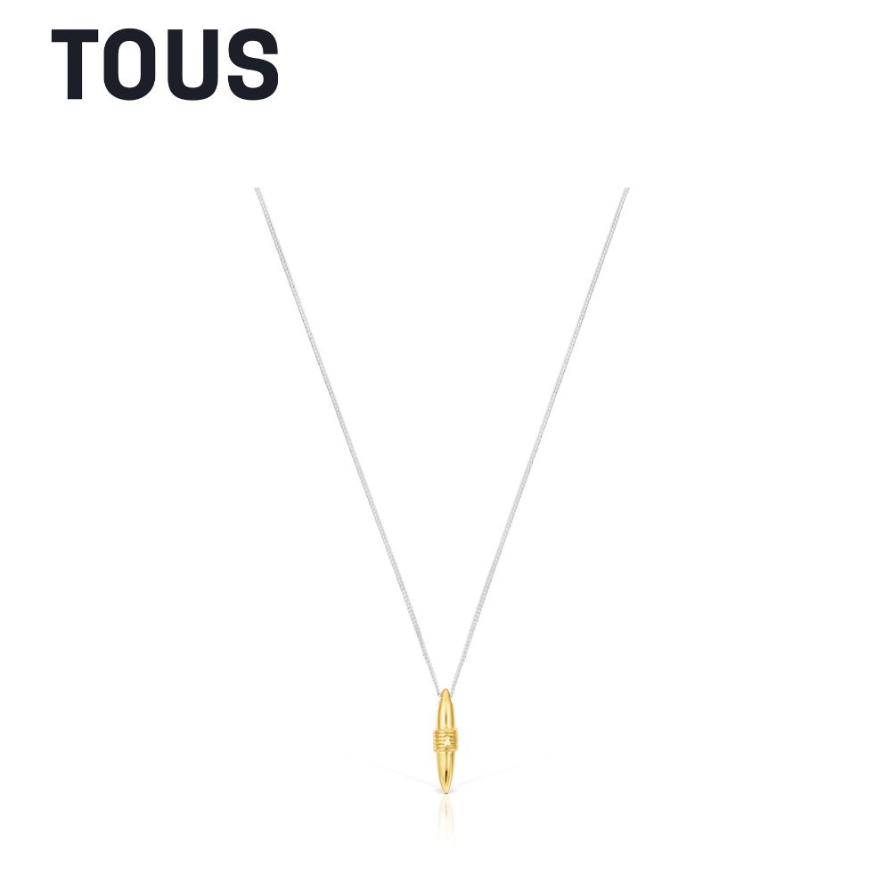 TOUS Lure Silver and Silver Vermeil Necklace | Shopee Malaysia
