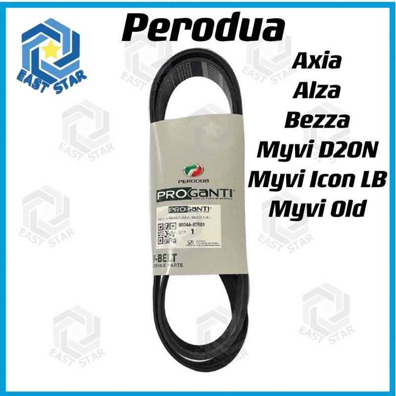 Original Perodua Fan Belt Axia 1.0 Bezza 1.0 Fan Belt Myvi Alza VBelt