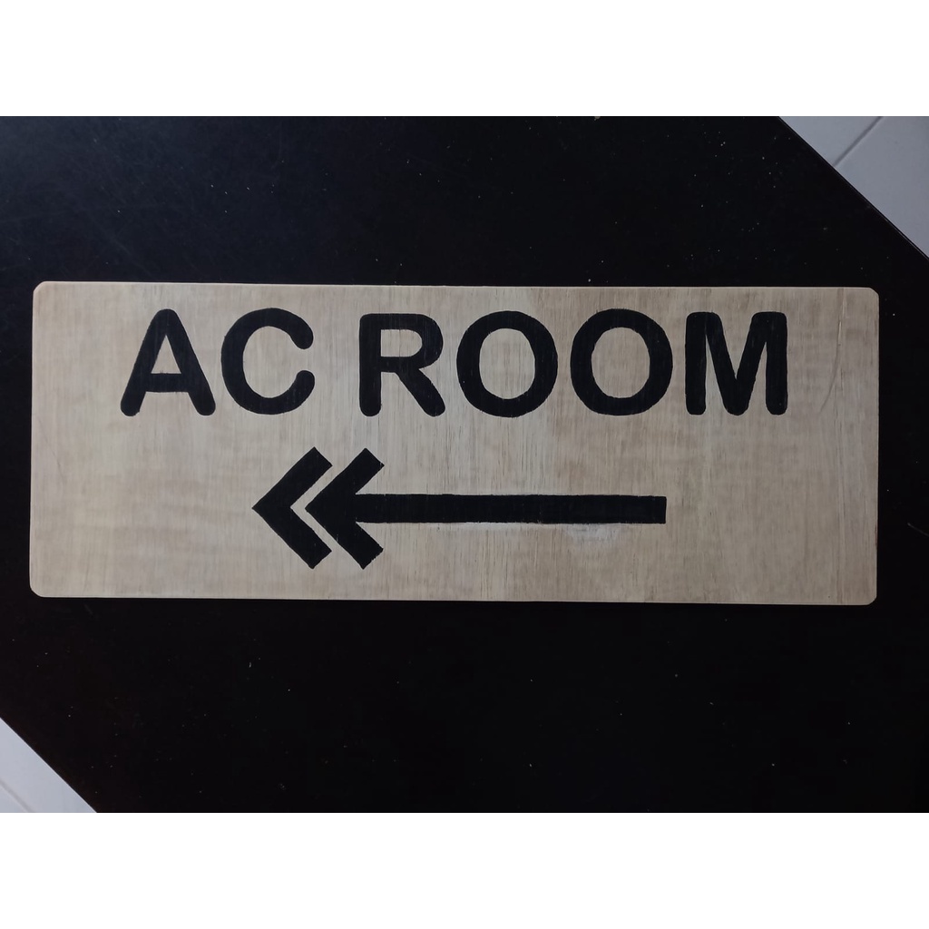 kayu-ac-room-non-smoking-room-signage-board-sign-cafe-shopee-malaysia