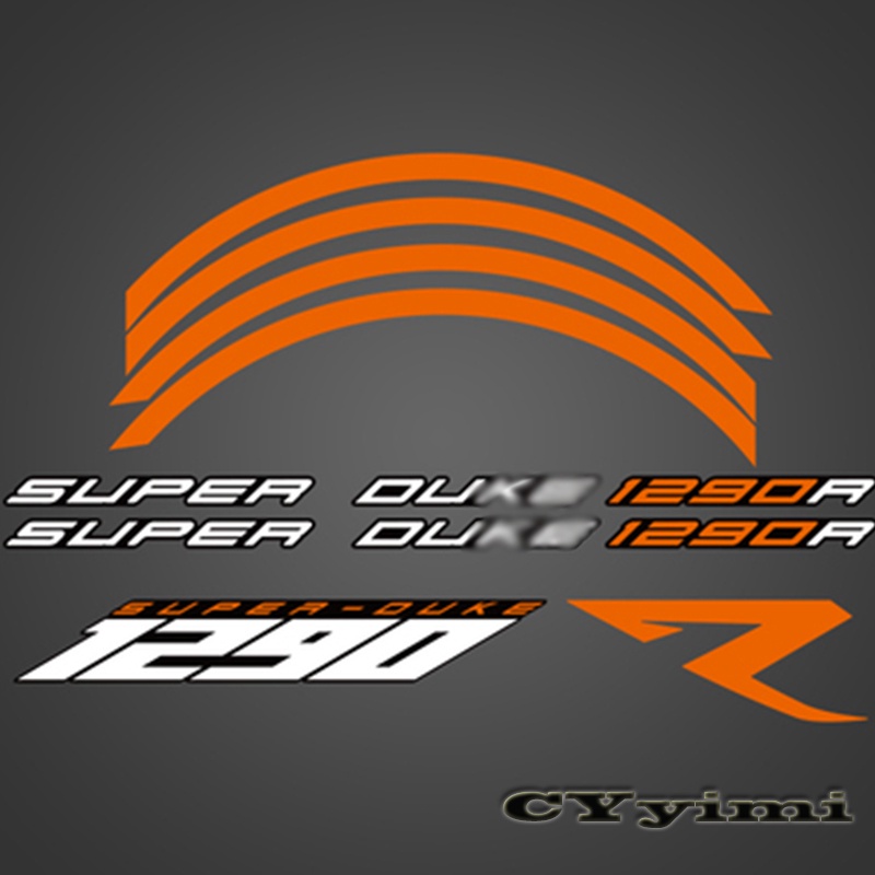Motorcycle Decals Decoration Fuel Tank Body Protection Sticker For KTM ...
