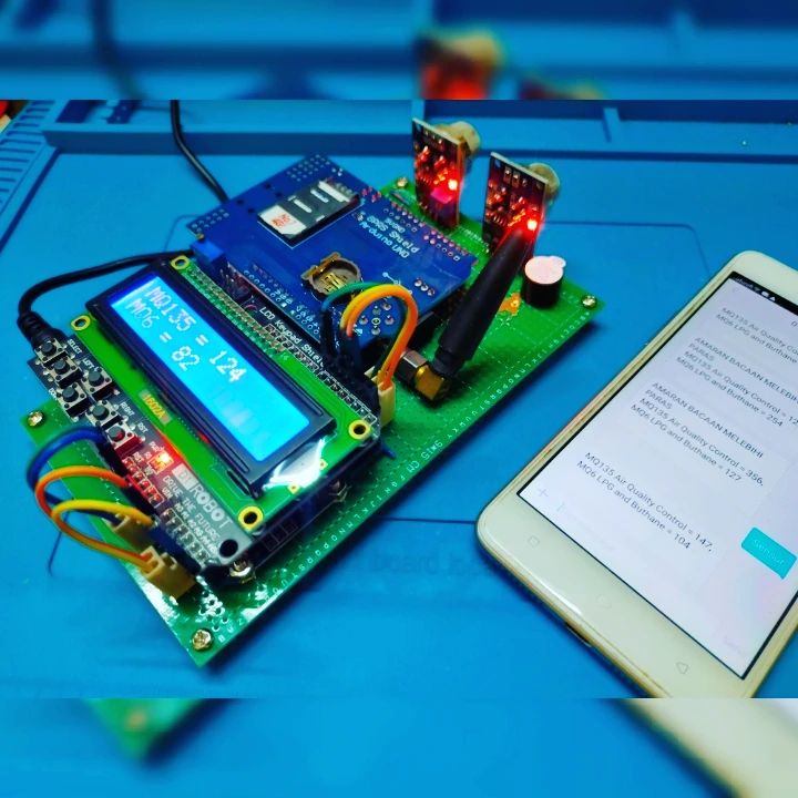 Arduino Gas Sensor GSM Project Projek RBT Tahun Akhir FYP | Shopee Malaysia