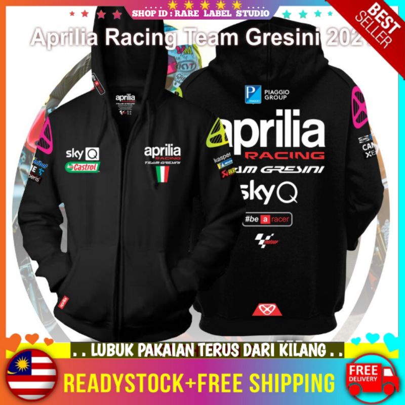 🏁2022 Motorsport Hoodie Aprilia Racing Team Gresini MotoGP Super ...