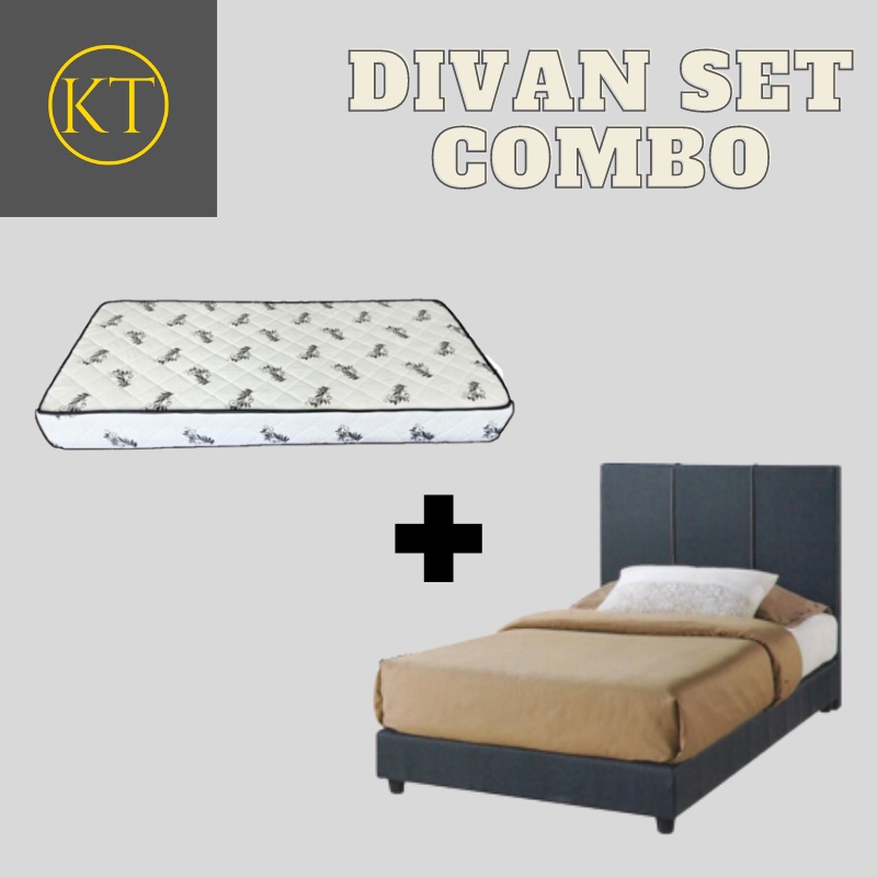KT Furniture Single size fabric divan bed/bed frame /Fabric Bed Frame