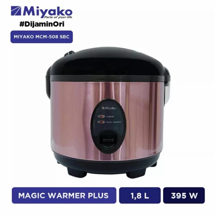 Miyako Magic Com Rice Cooker 3 in 1 MCM 508 SBC Shopee Malaysia