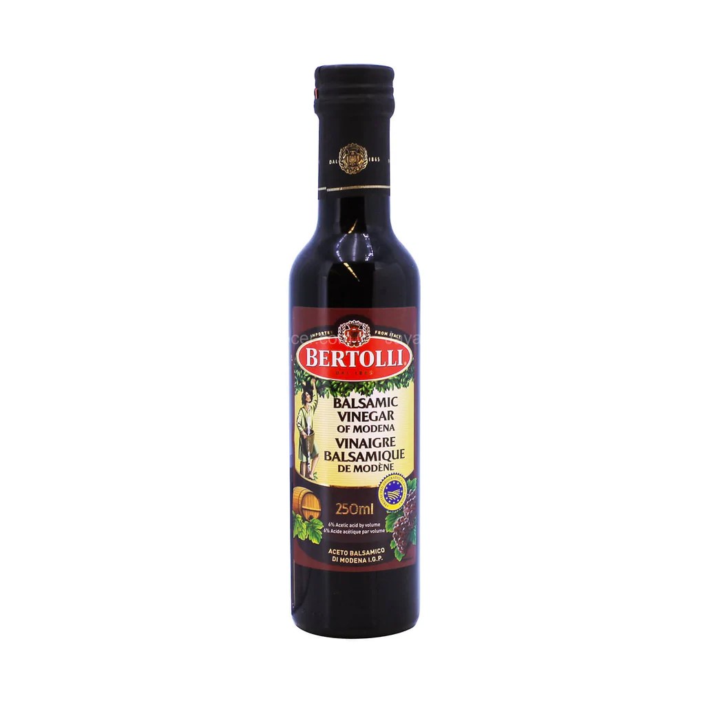 [MD KETO] Bertolli Balsamic Vinegar of Modena Italy 250ml for healthy