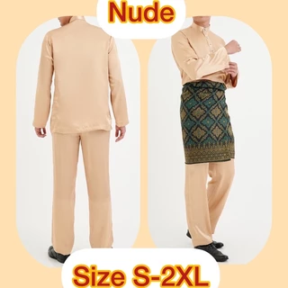 Baju malayu warna nude 🇲🇾🇲🇾Ready stock 🇲🇾🇲🇾Size sampai S-2XL🇲🇾🇲🇾🇲🇾