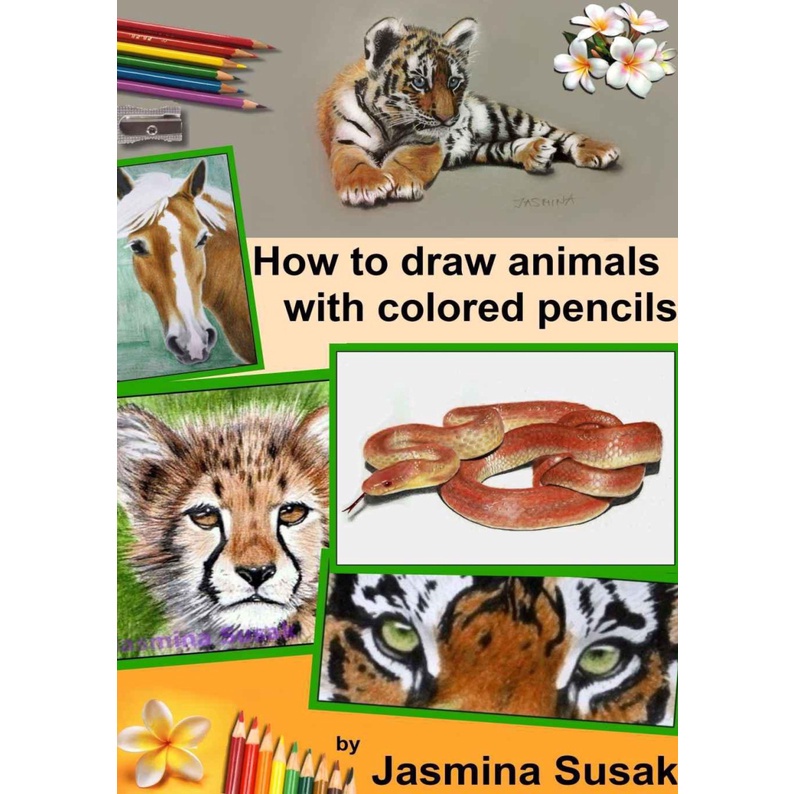 How To Draw Animals With Colored Pencils