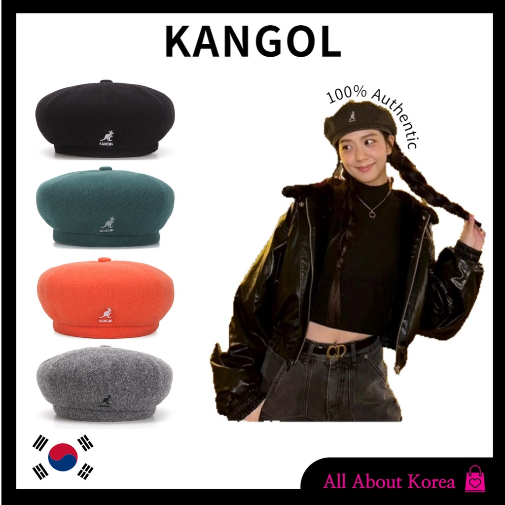BLACKPINK jisoo hat ,[KANGOL]Woo Jax Beret 3107 Shopee Malaysia