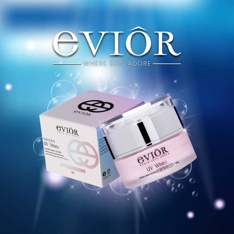 EVIOR ORIGINAL HQ Whitening UV Kulit Putih Moisturizer Sunscreen SPF 50 ...