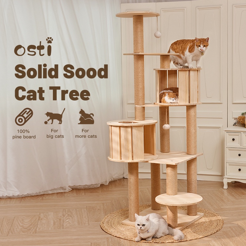 Cat tower hotsell no carpet