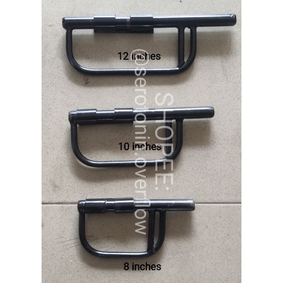 Heavy Duty Barrel Bolt Gate Door Handle Lock Solid Shafting Metal Bakal ...