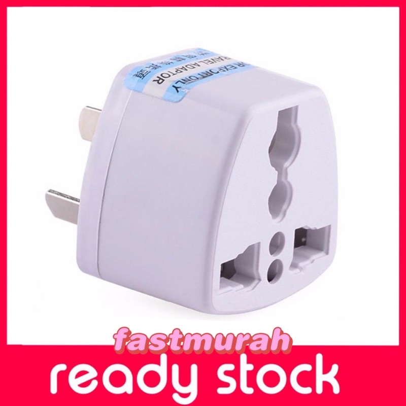 Universal Travel Plug Socket Adapter Converter 3 pin | Shopee Malaysia