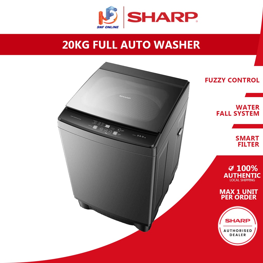 Sharp 20kg Fully Auto Washing Machine ESX2021 Shopee Malaysia