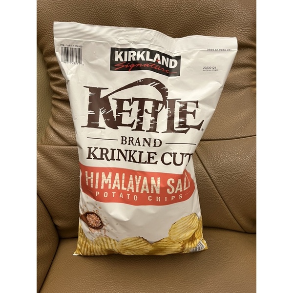 KIRKLAND KETTLE Himalayas Pink Salt Potato Chips 907gCollect Payment