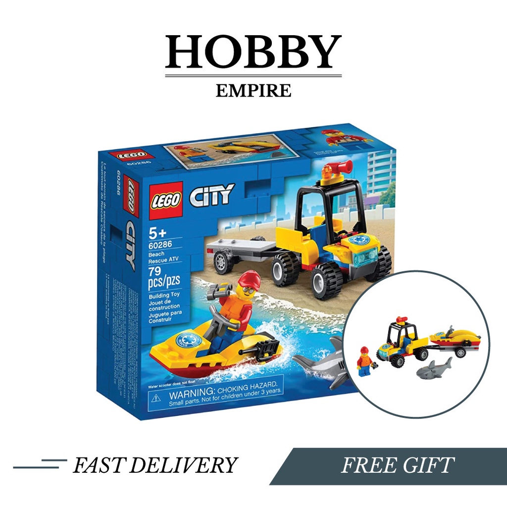 Lego city beach discount rescue