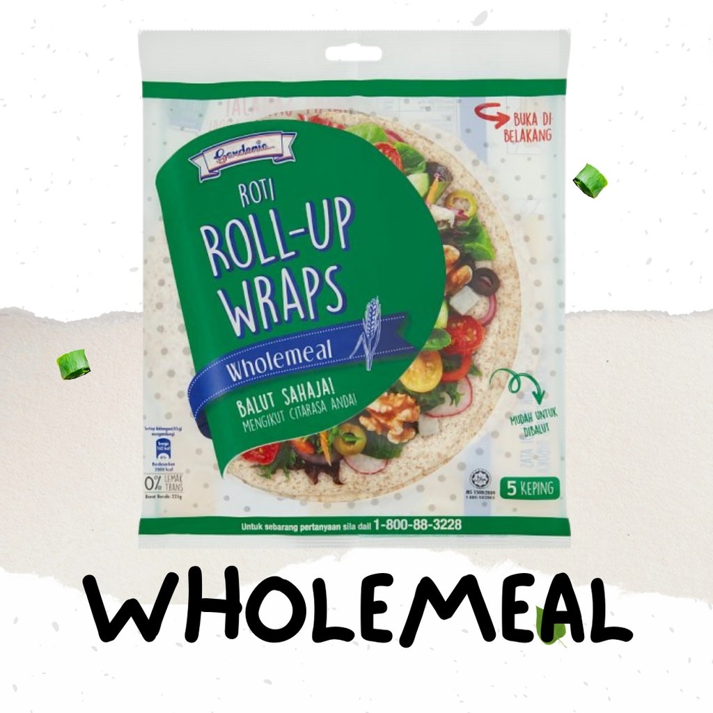 Gardenia Rollup wraps (Gardenia Roti rollup ) 5pieces Classic
