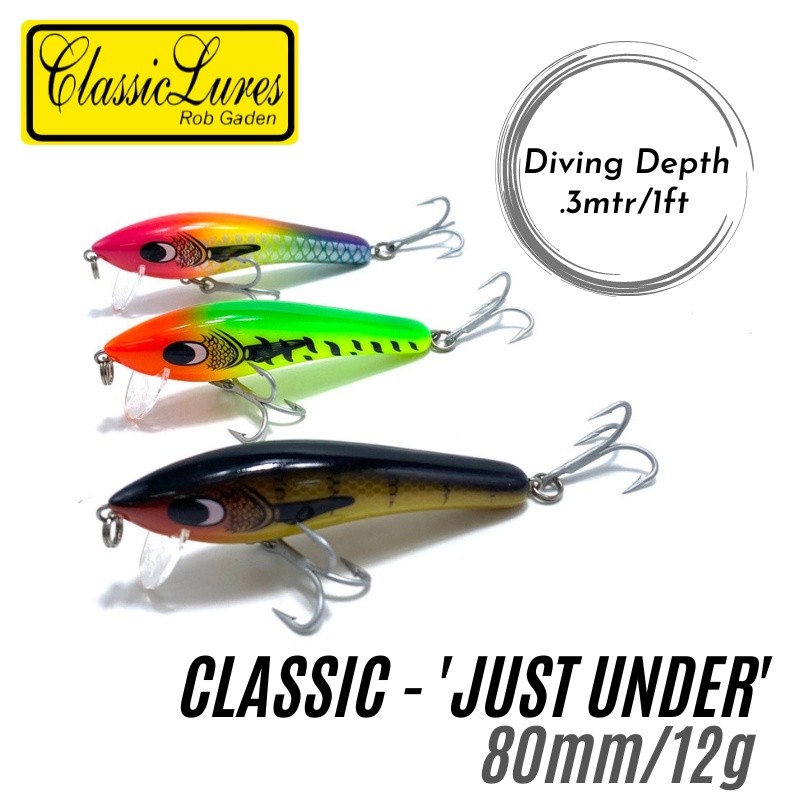 Classic Lures - Just Under 8cm, 12g Top Water Lure