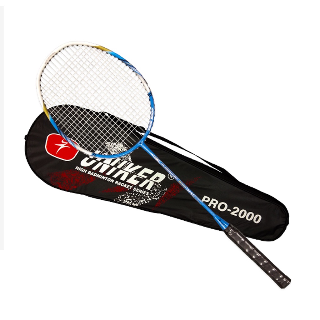 UNIKER Badminton Racket 2000 with Carbon Shaft & FULL Cover | Shopee ...