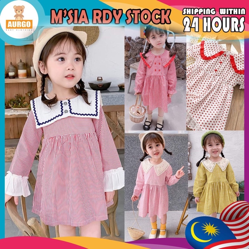 Girl dress baby dress korea style dress baby kids dress new year dress local rdy stock Shopee Malaysia