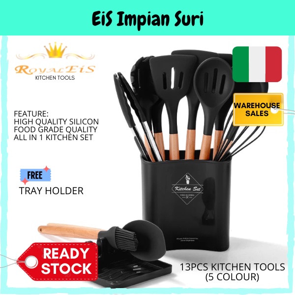 (Ready Stock!!) Royal EIS Kitchen Set 13pcs Cooking Tools Kitchen ...
