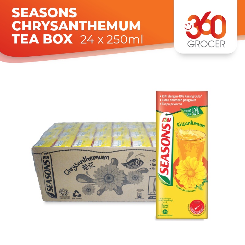 SEASONS CHRYSANTHEMUM TEA 24 x 250ML Shopee Malaysia