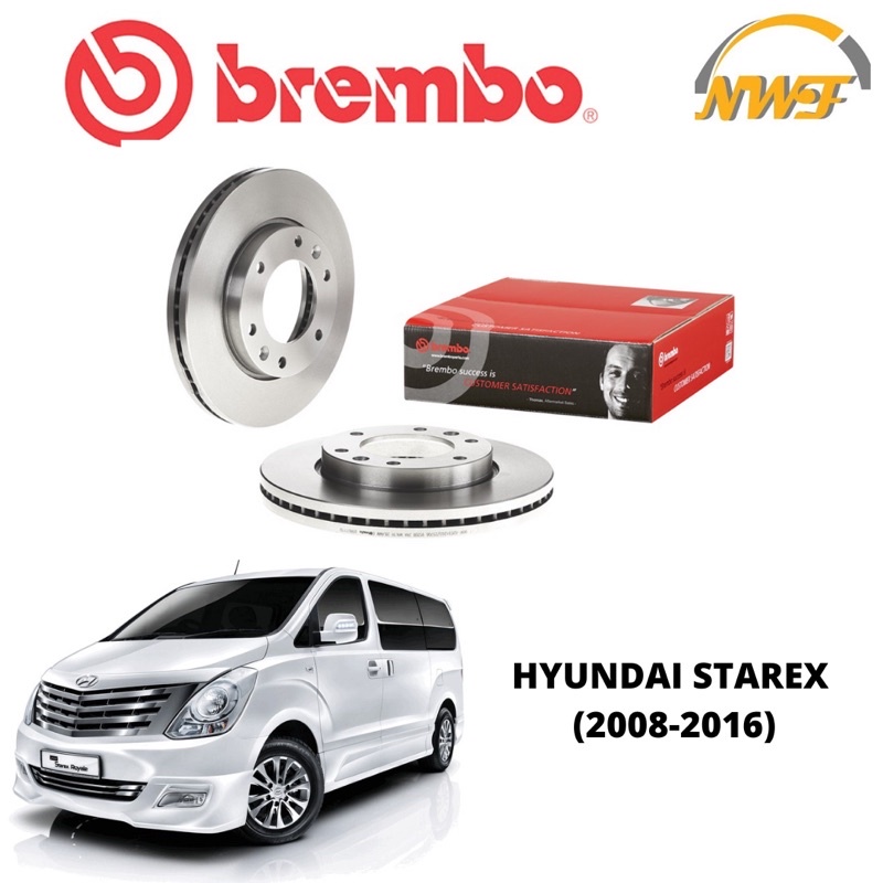 BREMBO DISC ROTOR FRONT HYUNDAI STAREX (2008-2016) | Shopee Malaysia