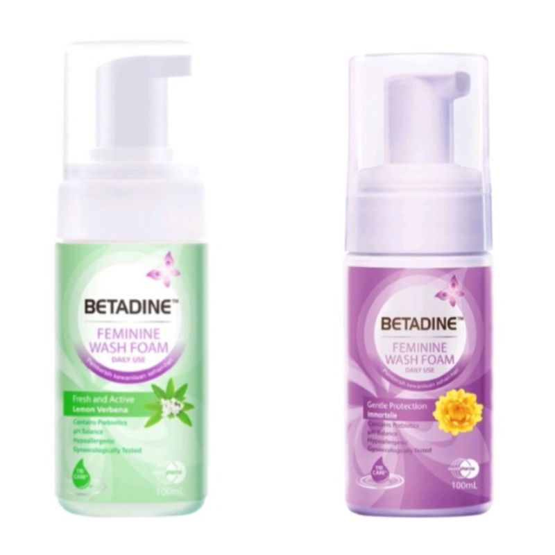 Betadine Feminine Wash Foam 100ml Feminine Cleansing Soap Shopee Malaysia