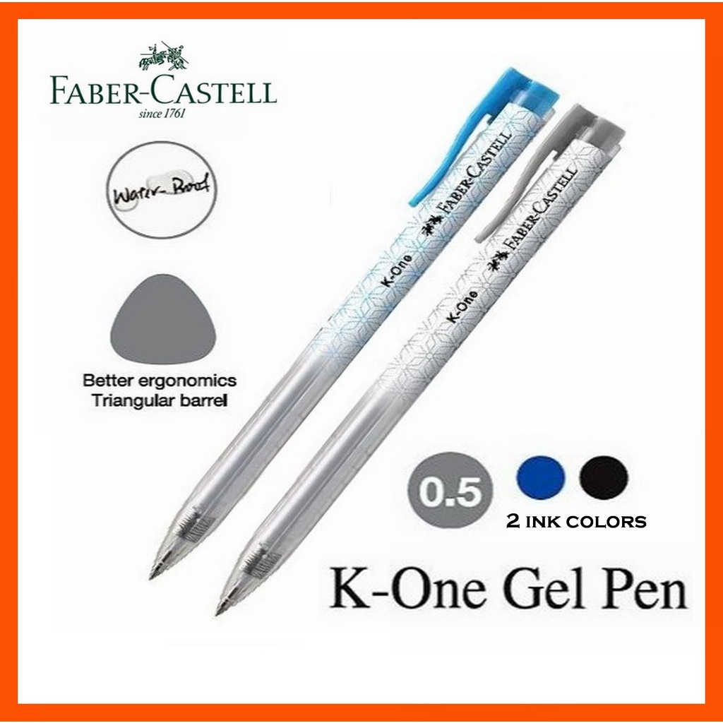 Faber Castell KOne Gel Pen 0.5mm Shopee Malaysia