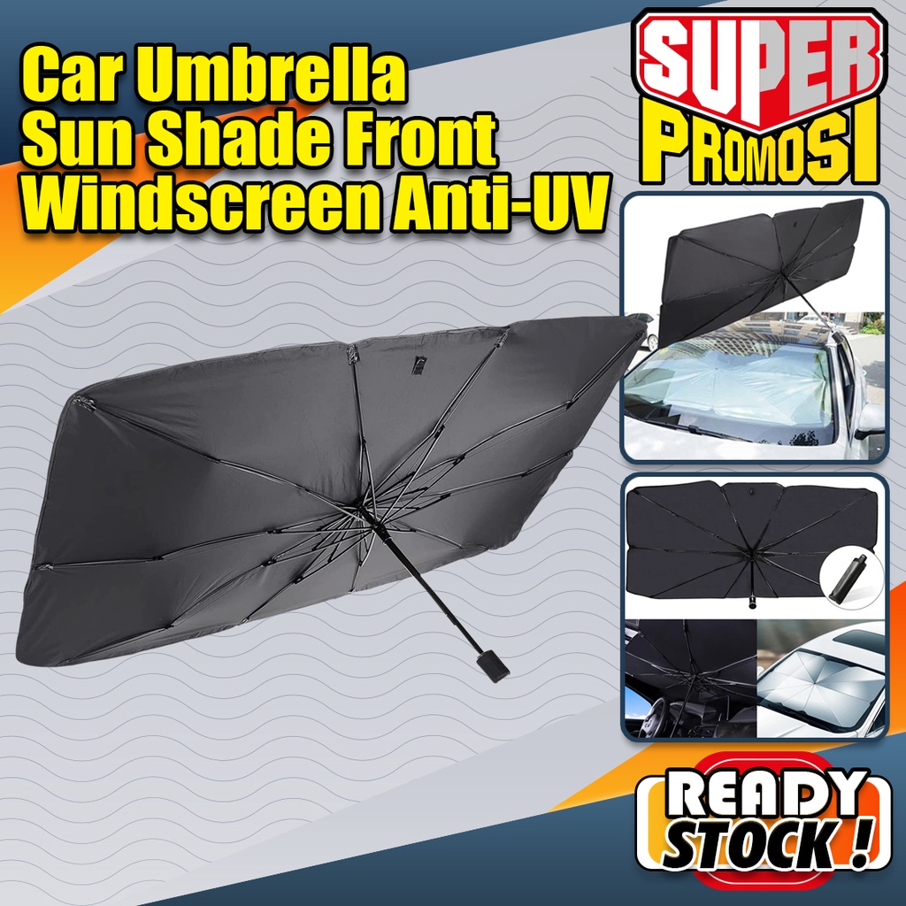Foldable Car Windshield Sun Shade Umbrella Car UV Cover Sunshade Heat ...
