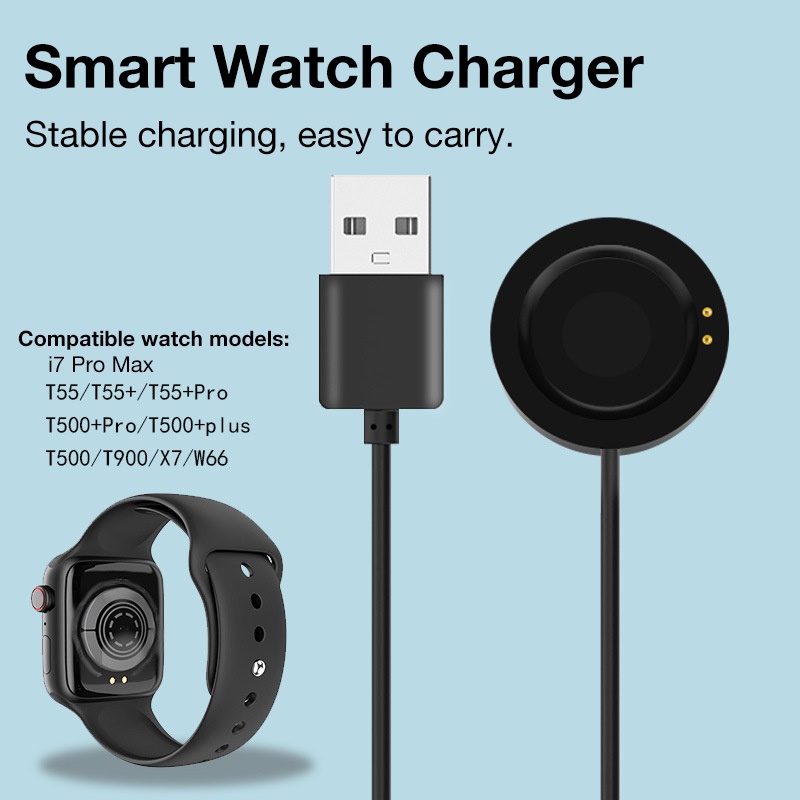 hiwatch pro Charge origina Smart Watch Charger For T500/ i7 Pro Max