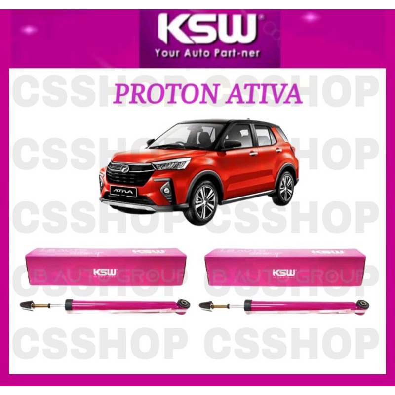 HEAVY DUTY PERODUA ATIVA 2021 ABSORBER REAR ORIGINAL KSW SUSPENSION ...