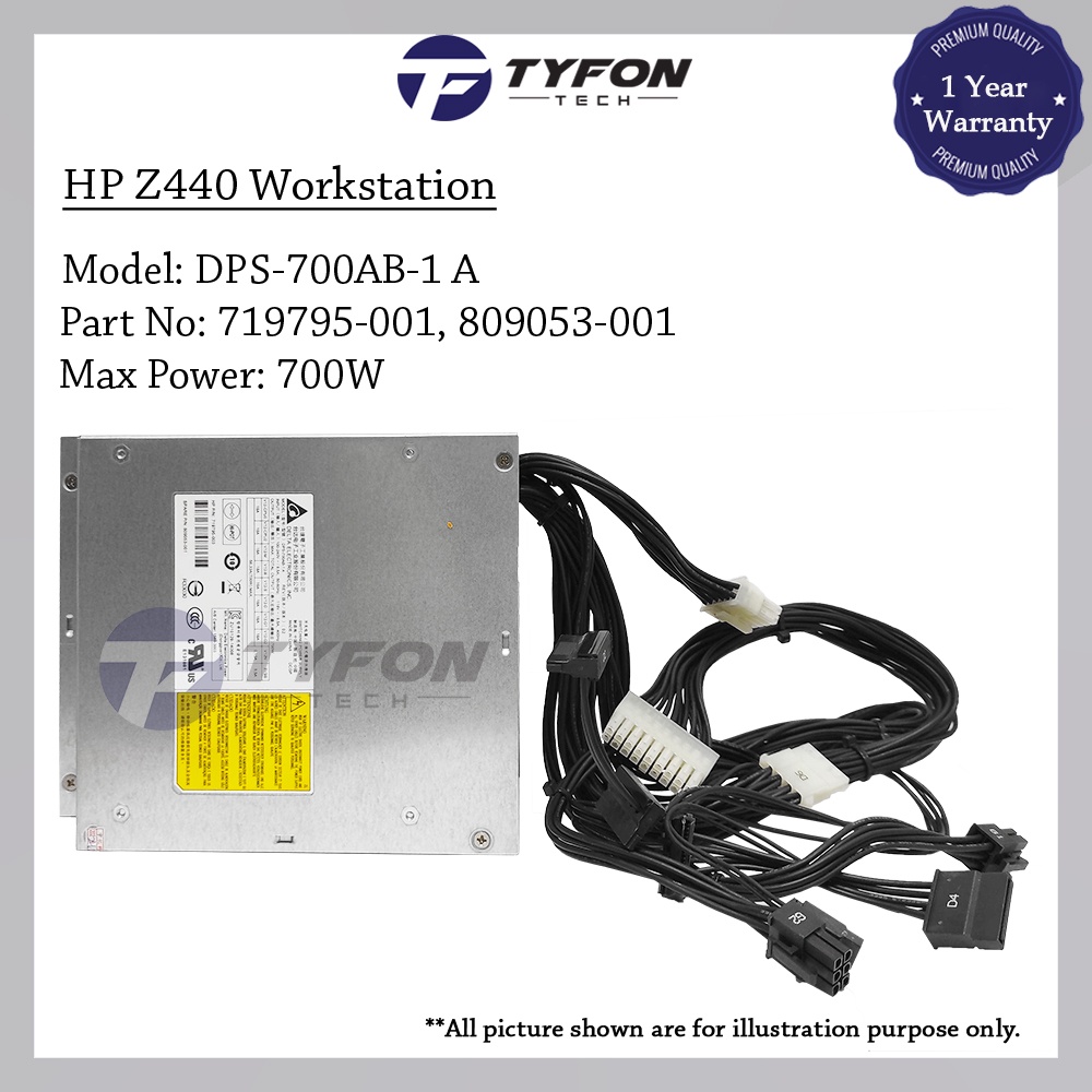 HP Z440 Workstation Tower Power Supply PSU 700W 719795004 719795003