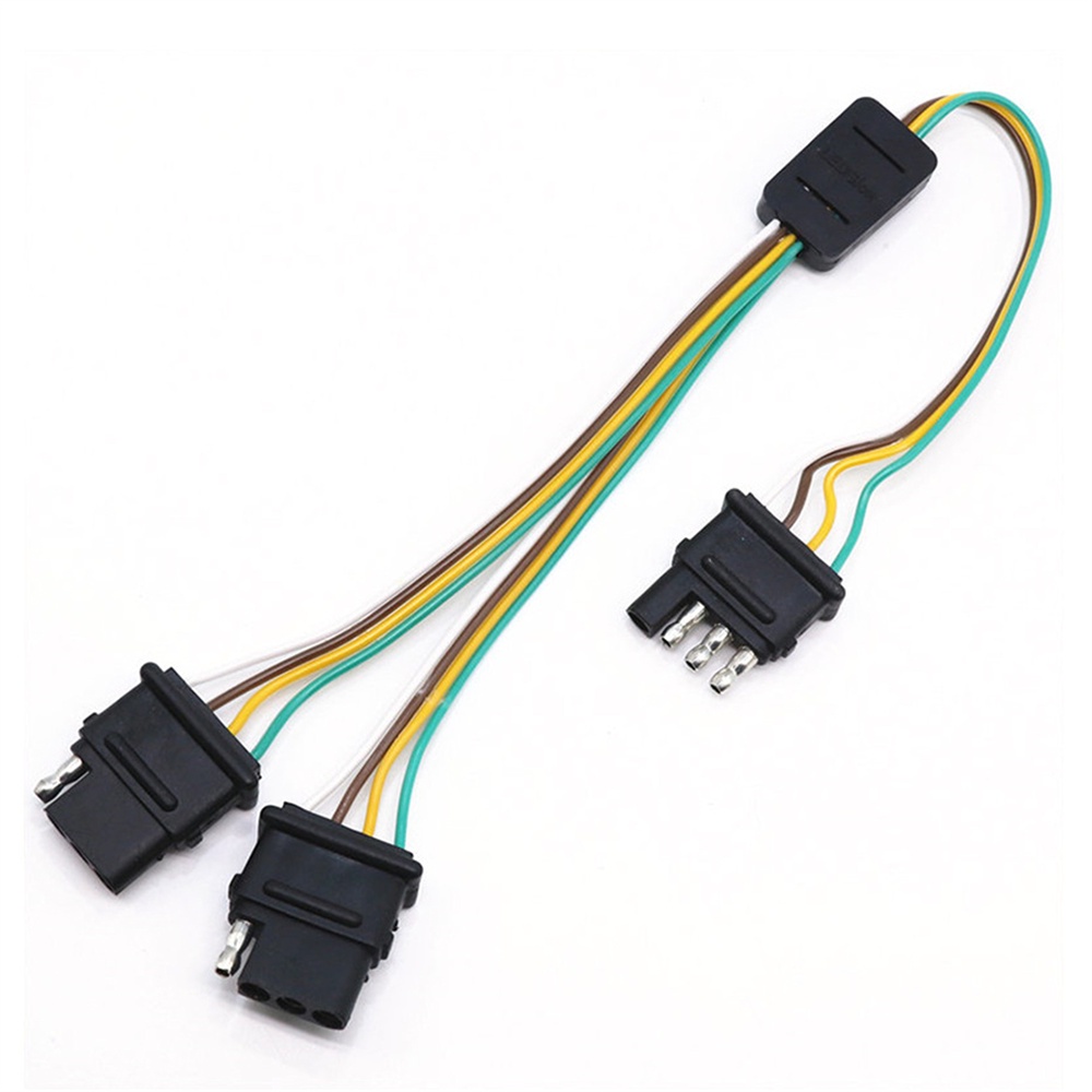 4 Way Flat 4 Pin YSplitter Trailer Splitter Harness For LED Tailgate
