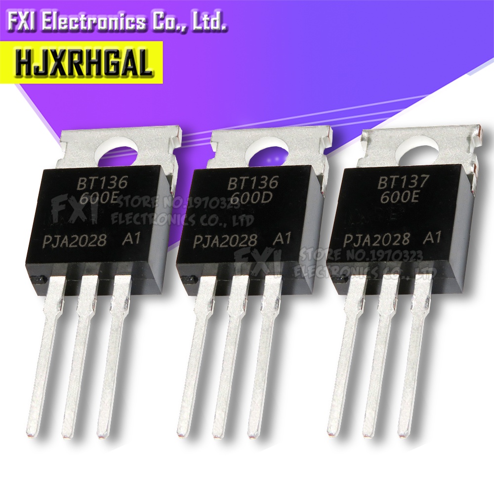 10 Pezzi BT137-600D Triac TO220 - Componenti Elettronici Di Ricambio - Foto 3