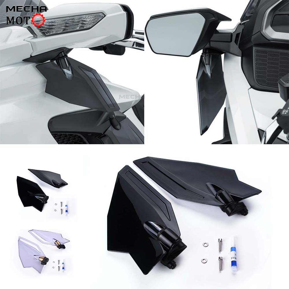 thumbnail image 2 of Motorcycle Smoke Windshield Windscreen Air Vent For Honda Gold Wing GL1800 F6B 2 2 of 11
