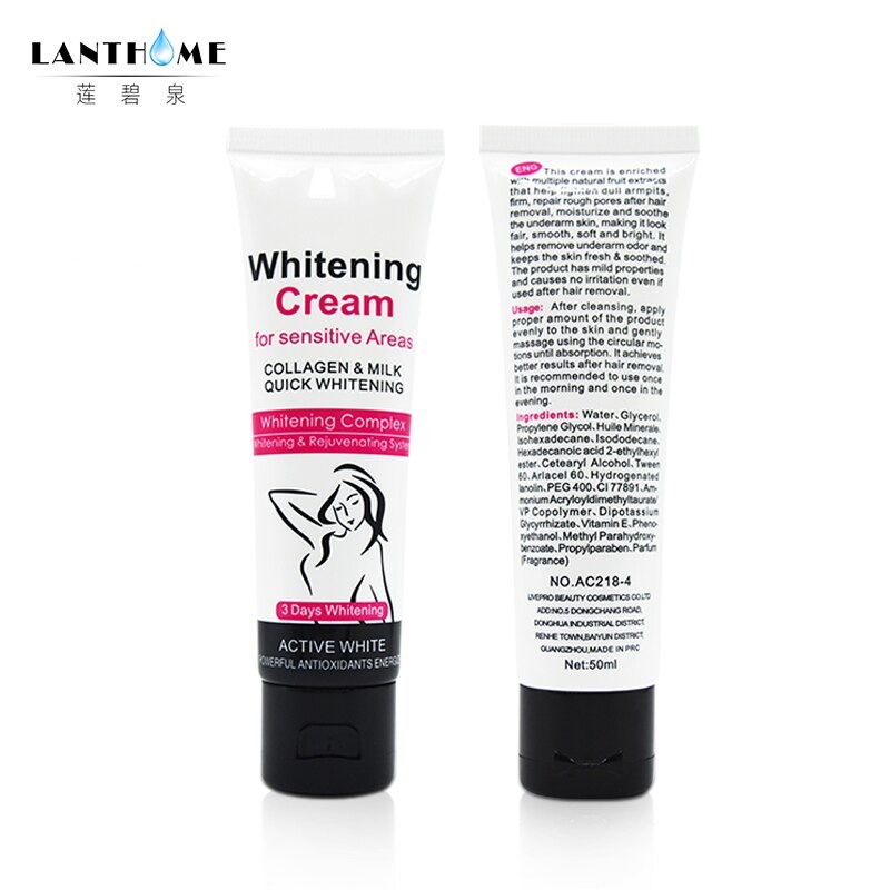 Hot sale underarm whitening bleaching cream private parts armpit