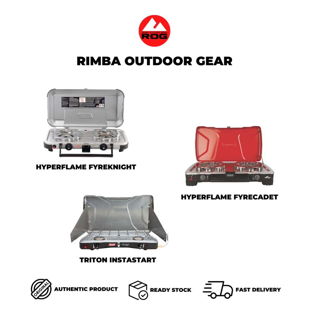 Coleman Stove Fyreknight, Fyrecadet, Triton with Hyperflame Stove Carry Bag Shopee Malaysia