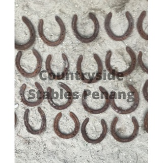 Horse Shoes, Ridden In The Rocky Mountains; Horse Shoe; Horseshoe;  Horseshoes 