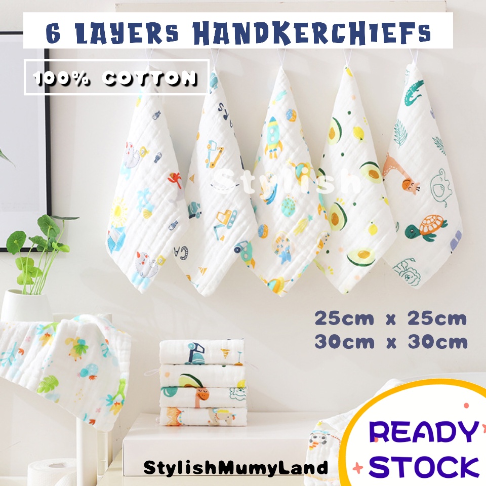 Baby 6-Layer Soft Handkerchief