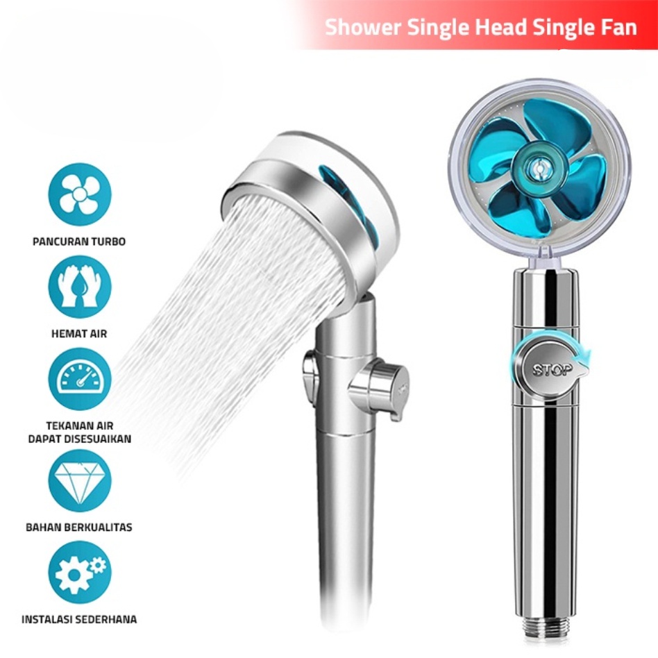 Turbo Fan shower Fan shower Head Turbo Fan Hand shower shower Plastic