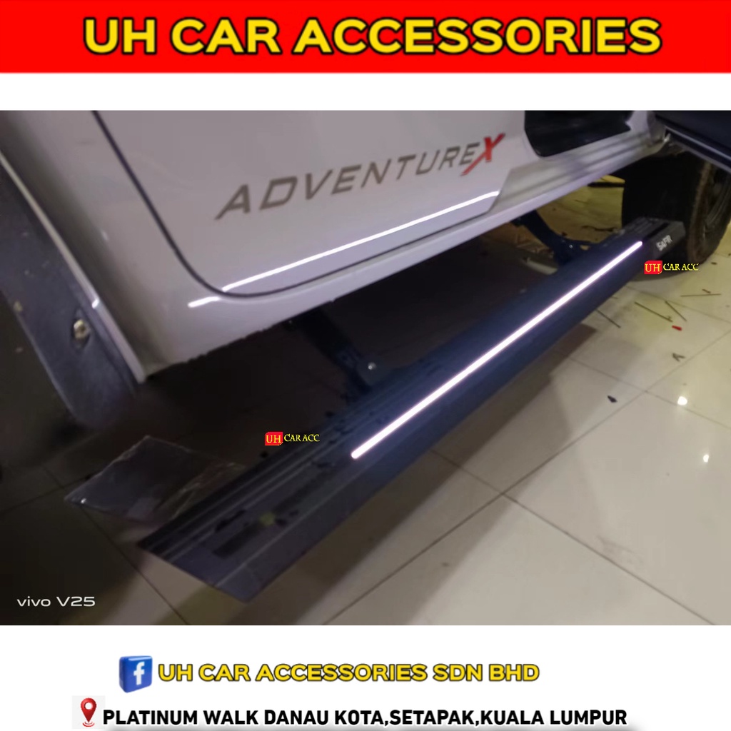 Isuzu Dmax 20132023 Safir Led Auto Side Door Step Running Board Shopee Malaysia