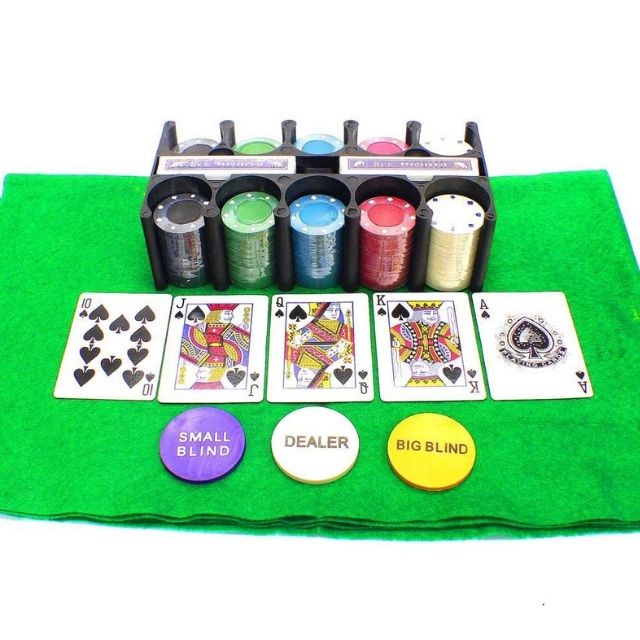 Board Game Texas Poker with 200 Chips Set Shopee Malaysia