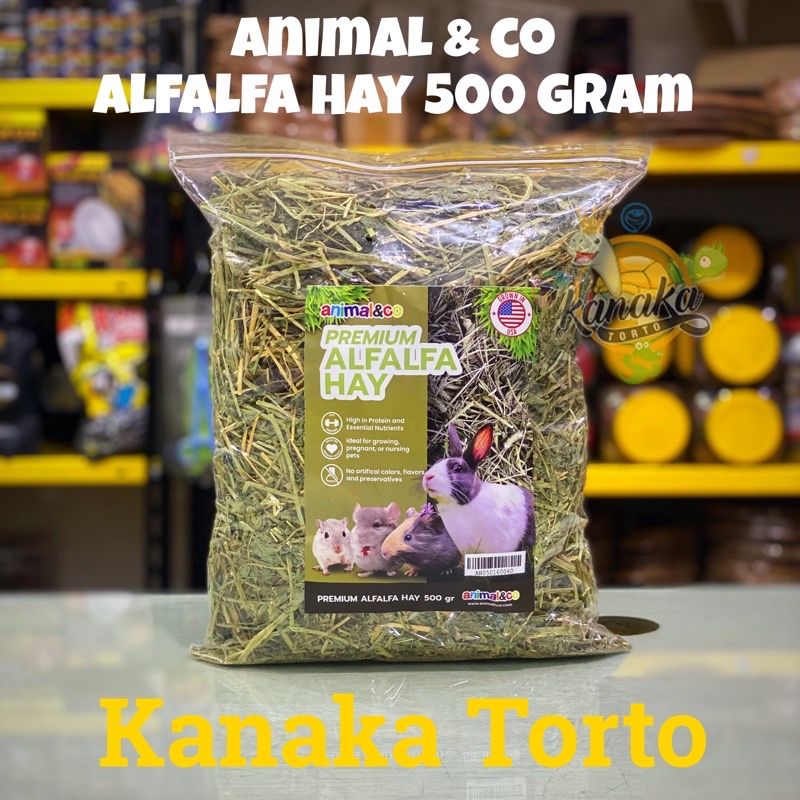 Animal & Co Alfalfa Hay 500gram Guinea Pig Marmboo Rabbit Food Shopee Malaysia