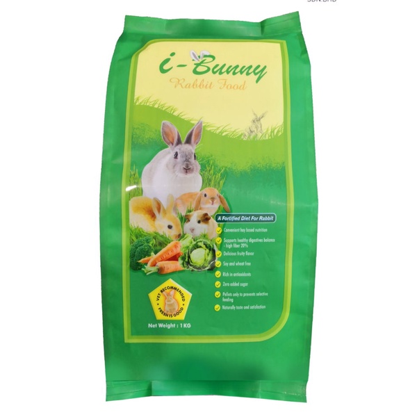 iBunny Rabbit & Guinea Pig Food (1kg) Shopee Malaysia