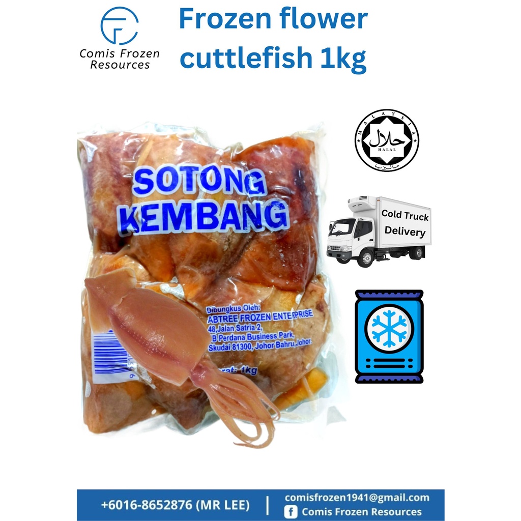 Frozen flower cuttlefish/ Sotong kembang 1kg Shopee Malaysia