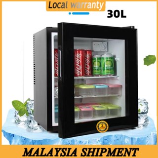 30L Glass Door Silent Mini Bar Fridge Black Compact Fridge - China Mini  Fridge and Refrigerator price