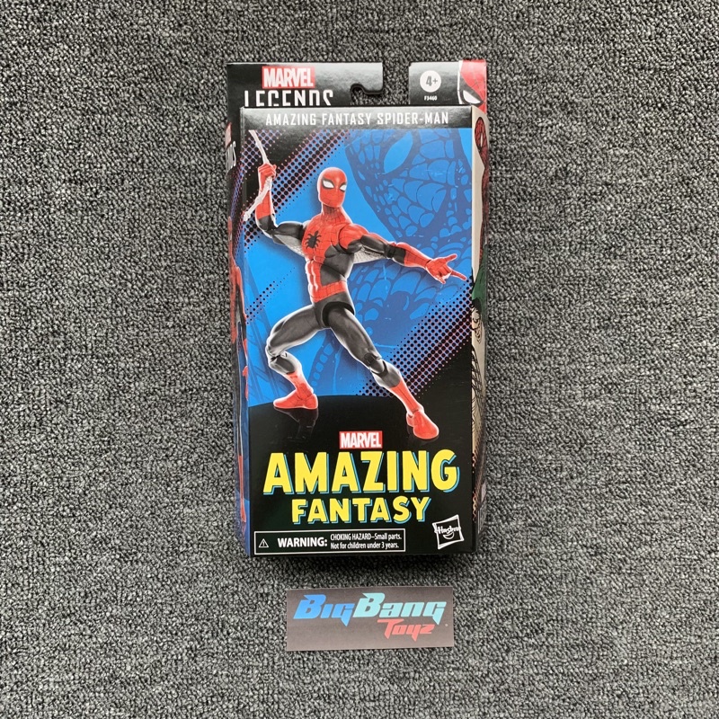 Action Figure Spider-Man Marvel Legends 60° Anniversario - Amazing Fantasy 15 Cm, Con 9 Accessori